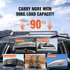 Universal Roof Rack Crossbar Max 48.4" Fits Grooved Side Rails without Gap