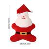 Santa Claus Cat Toy Christmas Dog Toys For Aggressive Chewers Bite-Resistant Teeth Cleaning Squeaky Plush Toy Boredom Relief