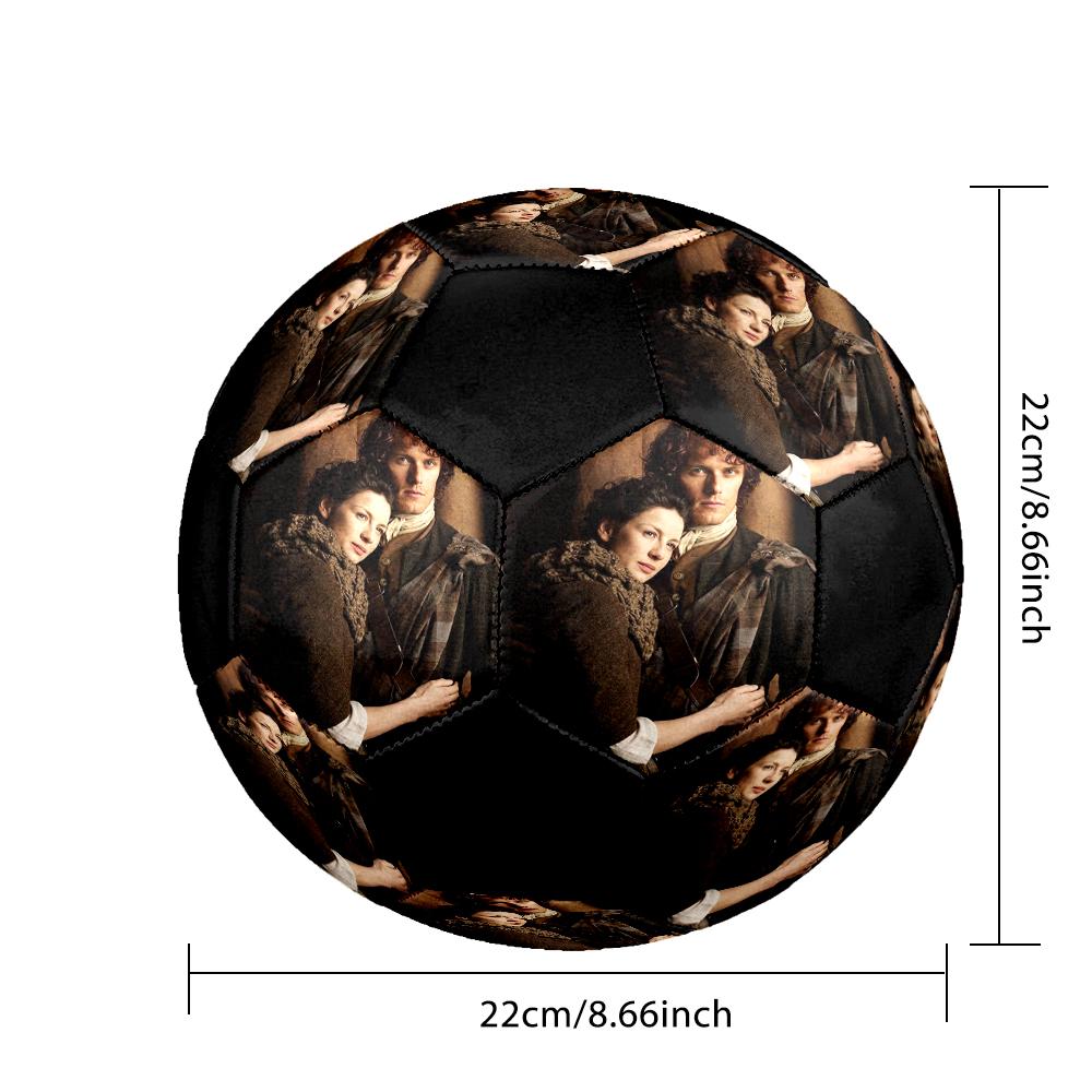 Vibrant Outlander Indoor Soccer Ball Colorful Machine Stitched PVC Size 5 Team Training Competition Ready Durable High-Bounce Cool Sports Gift