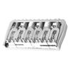 Fixed Guitar Bridge Brass Chrome Guitar Bridge Replacement Tool Accessories for Instrument Maintenance