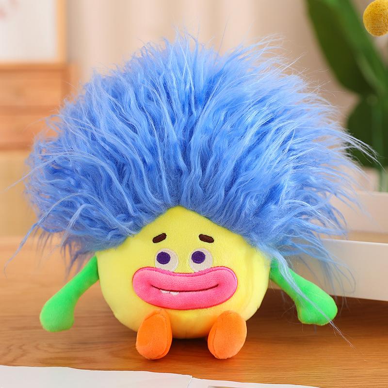 Funny Snot Bear Sausage Mouth Doll Keychain Bag Pendant Plush Toy Ugly Cute Doll For Girls Gift