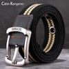 Canvas Belt Men'S Belt Casual Canvas Belt Casual Business Cowhide Pin Buckle Men'S Canvas Belt