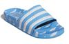 adidas Originals ADILETTE J Comfortable Abrasion Resistant Abrasion Resistant Kids' Slippers White Blue Teenagers GZ3690