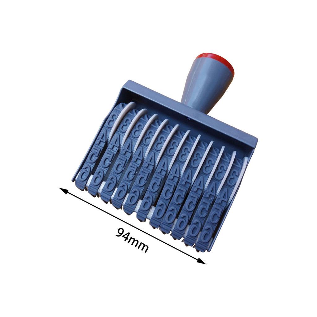 Numbering Stamp Digit Stamp Numbering Machine Number Stamp 11 Bands Wheels Rollers for Office Document Stationery Date Supplies