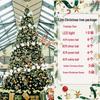 Large Luminous Christmas Tree Frame - 3 to 10 Meters for Hotels & Malls