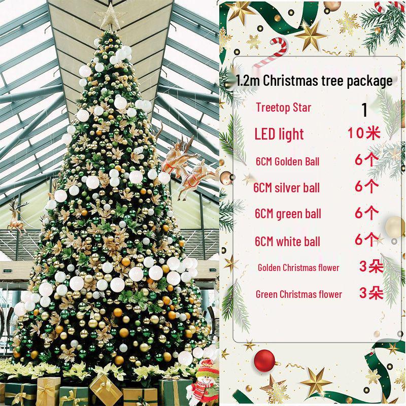 Large Luminous Christmas Tree Frame - 3 to 10 Meters for Hotels & Malls