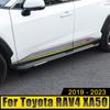 For Toyota RAV4 XA50 2022 2023 RAV 4 Hybrid Stainless Steel Car Side Door Body Trim Anti-Scratch Strip