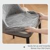 Leaf Pattern Curved Chair Cover Stretchable Dining Chair Cover Chair Seat Slipcovers  Kitchen