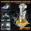 2Pcs H7 Bi Led Projector Car Headlight Bulbs Wireless H4 LED H11 H8 9005 HB3 9006 HB4 Lens 60000Lm 80W Plug&Play Mini Auto Lamp 6000K LHD Headlamp