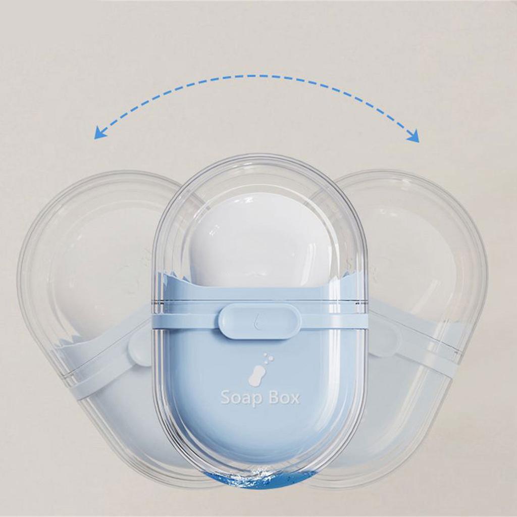Szczelne Pudełko na Mydło Podróżne Wodoodporne Plastikowe Pudełko na Mydło Mydelniczka na Mydła w Kostce Uchwyt na Mydło Mydelniczka do Łazienki