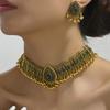 Tassel Rhinestone Jewelry Set Crystal Rhinestone Necklace Set Bridal Necklace Earrings Set  Women