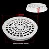 Outdoor Plastic Roof Floor Drain Round Anti-blocking Rain Pipe Cap Gutter Protection Filter Drainage Plumbing Fitting