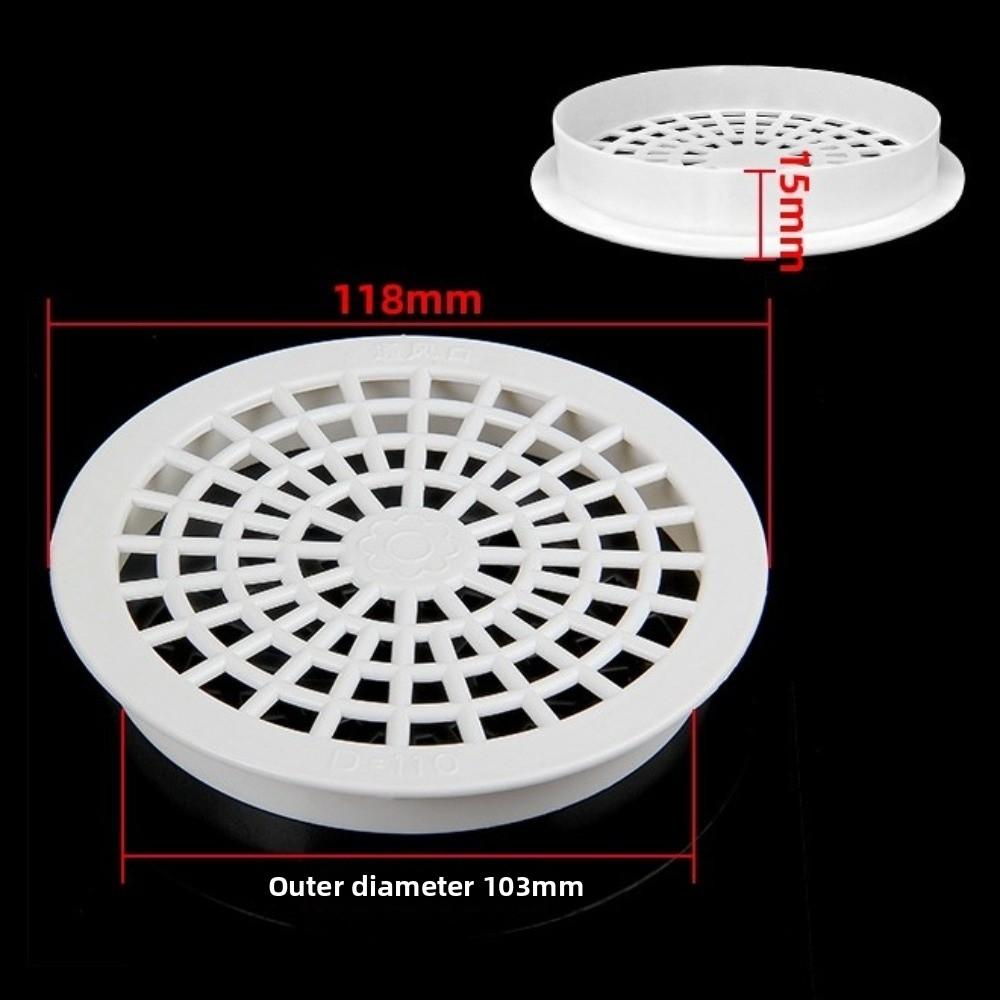 Outdoor Plastic Roof Floor Drain Round Anti-blocking Rain Pipe Cap Gutter Protection Filter Drainage Plumbing Fitting
