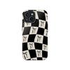 Luxury Clmj Fashion Red Leather Print Pattern Phone Case for iPhone 17 16 15 14 13 12 11 X Air Pro Max Plus Double-layer Cover