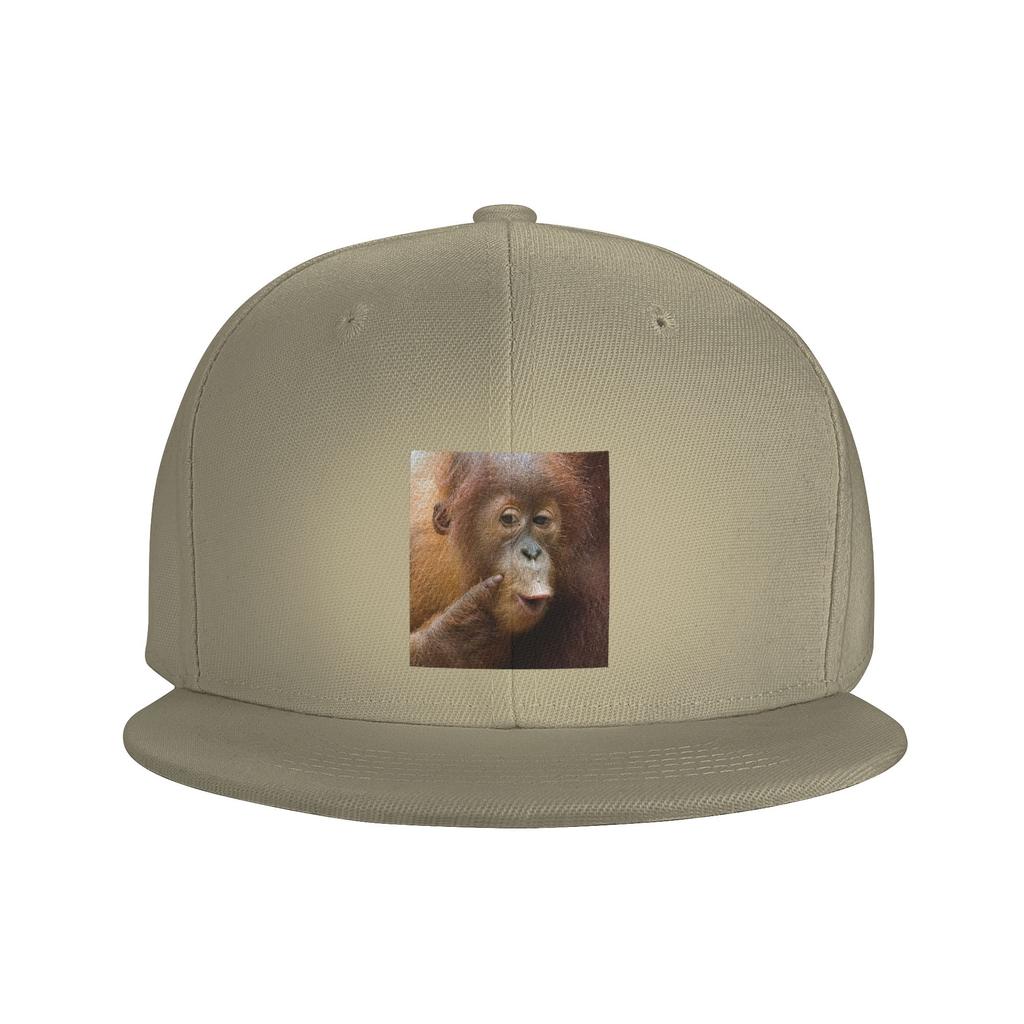 Gorilla Face Print  Baseball Caps Snapback Fashion Baseball Hats Breathable Casual Casquette Outdoor for Unisex