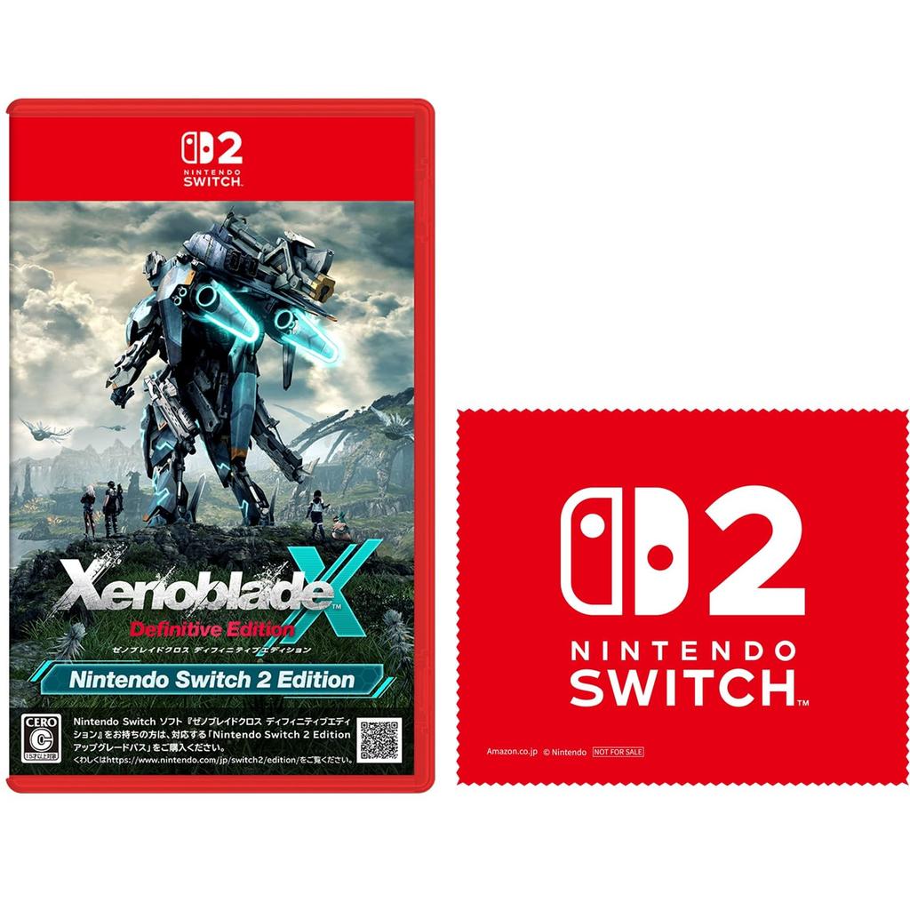 Xenoblade Chronicles X Definitive Edition Nintendo Switch 2 Edition Switch 2 Nintendo Switch 2 Design del Logo Panno in Microfibra Incluso - Bonus