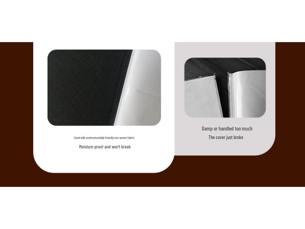 6-Inch Leather Slip-In Photo Album, Holds 5-Inch Photos, Commemorative Baby and Family Album, Large Capacity