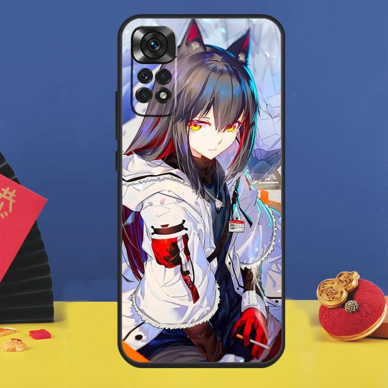 Texas Arknights Phone Case For Xiaomi Redmi Note 11 Pro Note 10 Pro 12 8 9 Pro 9S 10S 11S 12C 9C 10C Funda