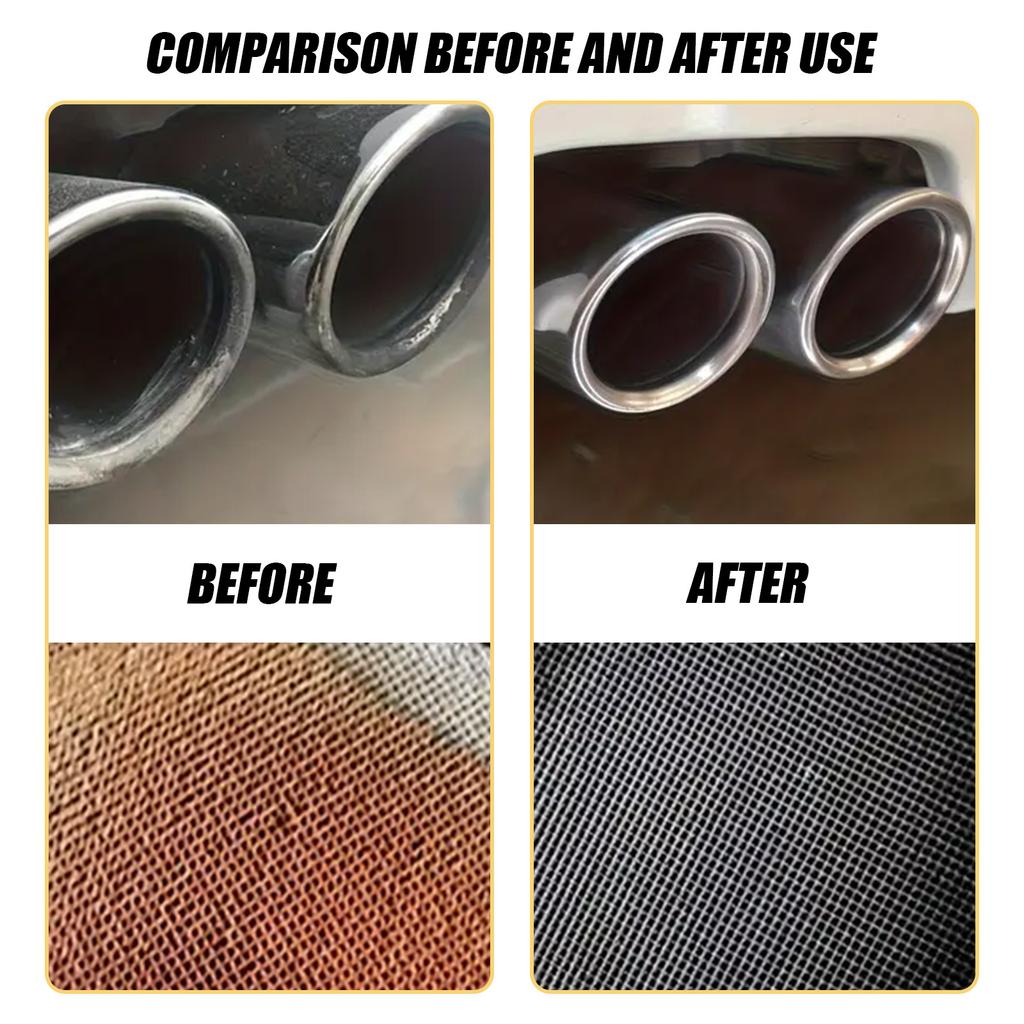 120ml Car Catalytic Converter Cleaner Interior No-Removal Exhaust Three-Way Cleaner Exhaust Gas Catalytic Carbon Removal