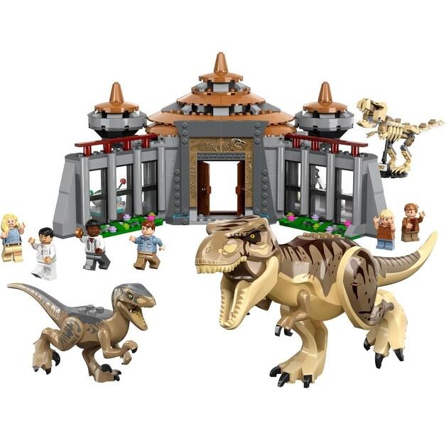 LEGO Jurassic World 76961 Centro de Visitantes: ataque de tiranossauro e predador
