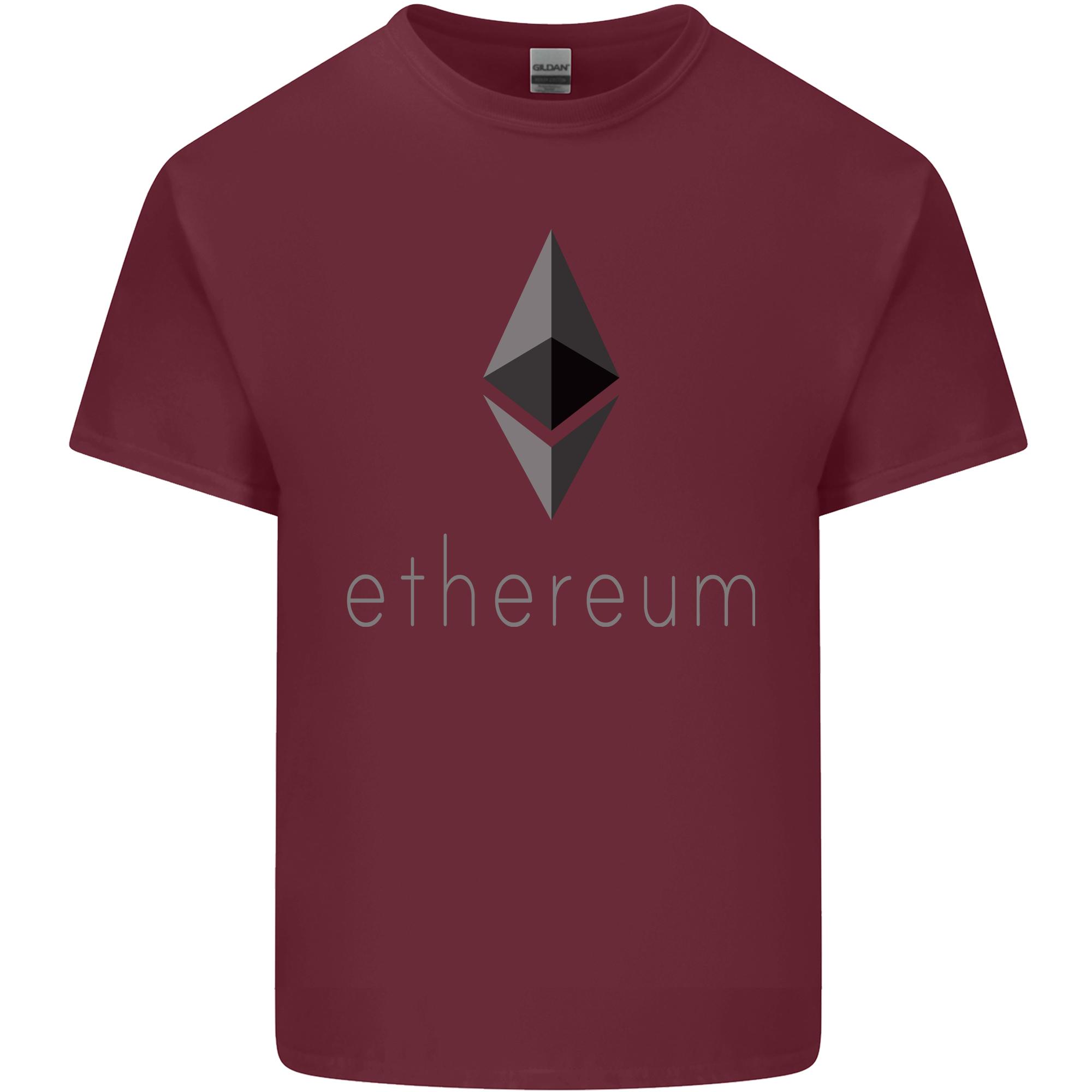 Ethereum Cryptocurrency Crypto Unisexs Light Cotton TShirt S