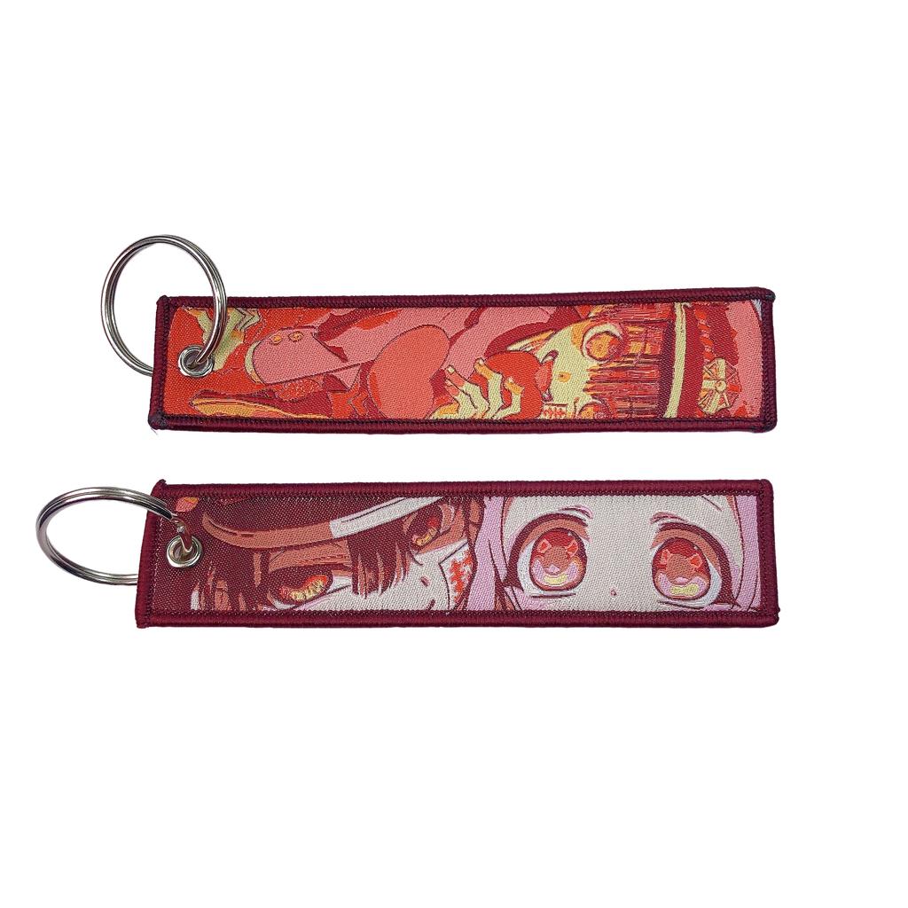Anime Schloss Schlüsselanhänger Fan Geschenke Jet Tags Stickerei Schlüsselanhänger Niedlicher Auto Anhänger Schlüsselanhänger Schmuckstück Tasche Geldbörse Anhänger Zubehör Geschenke