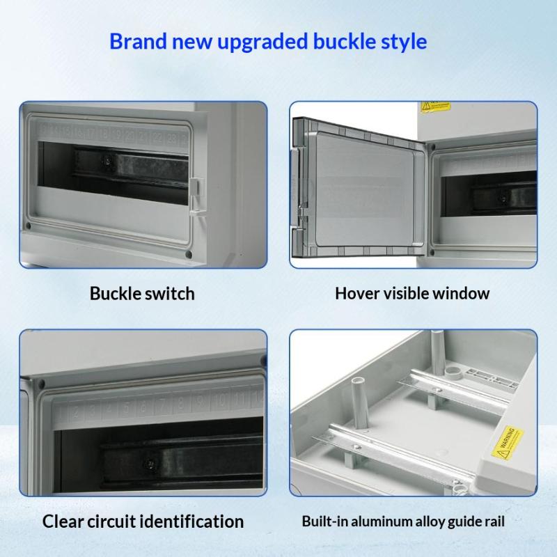 Waterproof Mcb Panel Box For Circuit Breaker Distribution Box With Breaker Panel Box Set