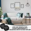 8Pcs Chair Raisers,Furniture Risers Furniture Risers,Chair Raisers,Desk Riser Blocks,Square Stackable Bed Raisers Blocks Lift Height 3.5cm