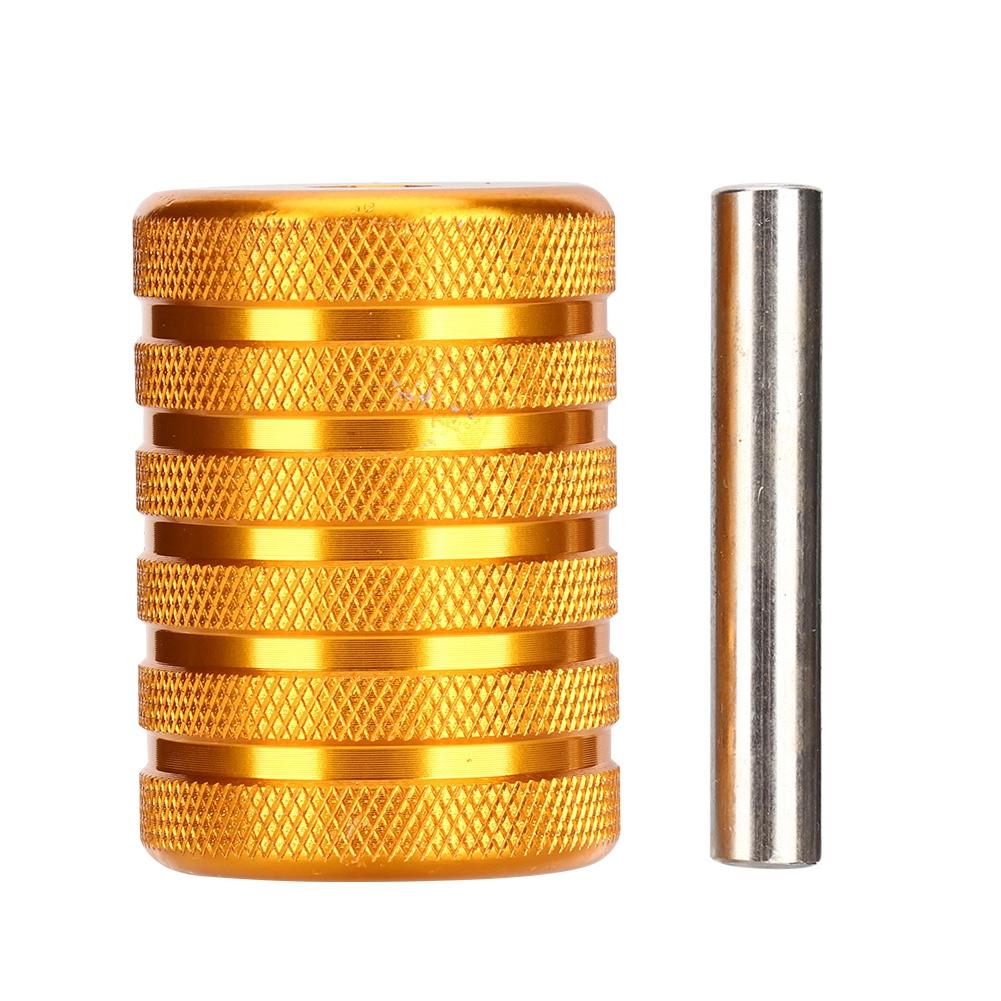 

35mm Alloy Tattoo Machine Grip Handle Non Slip Tattoo Supplies for Body Art Tool Yellow
