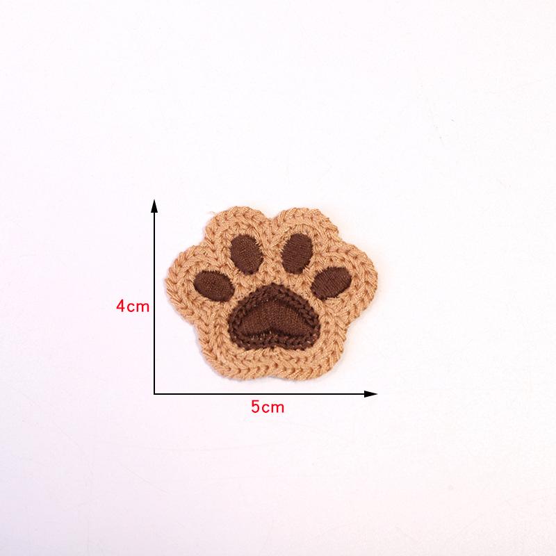 Supply Clothes Decoration Clothing Accessories Diy Cute Animal Claws Decoration Bear Paw Embroidery Patch Cloth Sticker