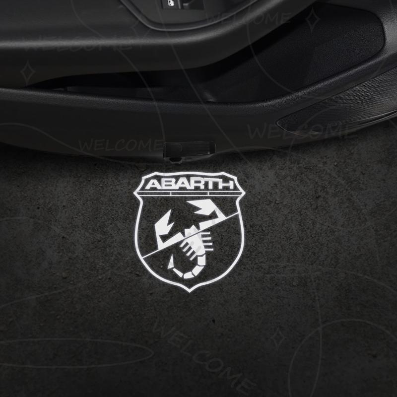 

1/2 шт. Для Abarth 500 Punto Bravo Tipo 595 Логотип Скорпиона Автомобильный HD Проектор Светодиодный Свет Приветствия Двери Автомобиля Декор Салона 1PCS