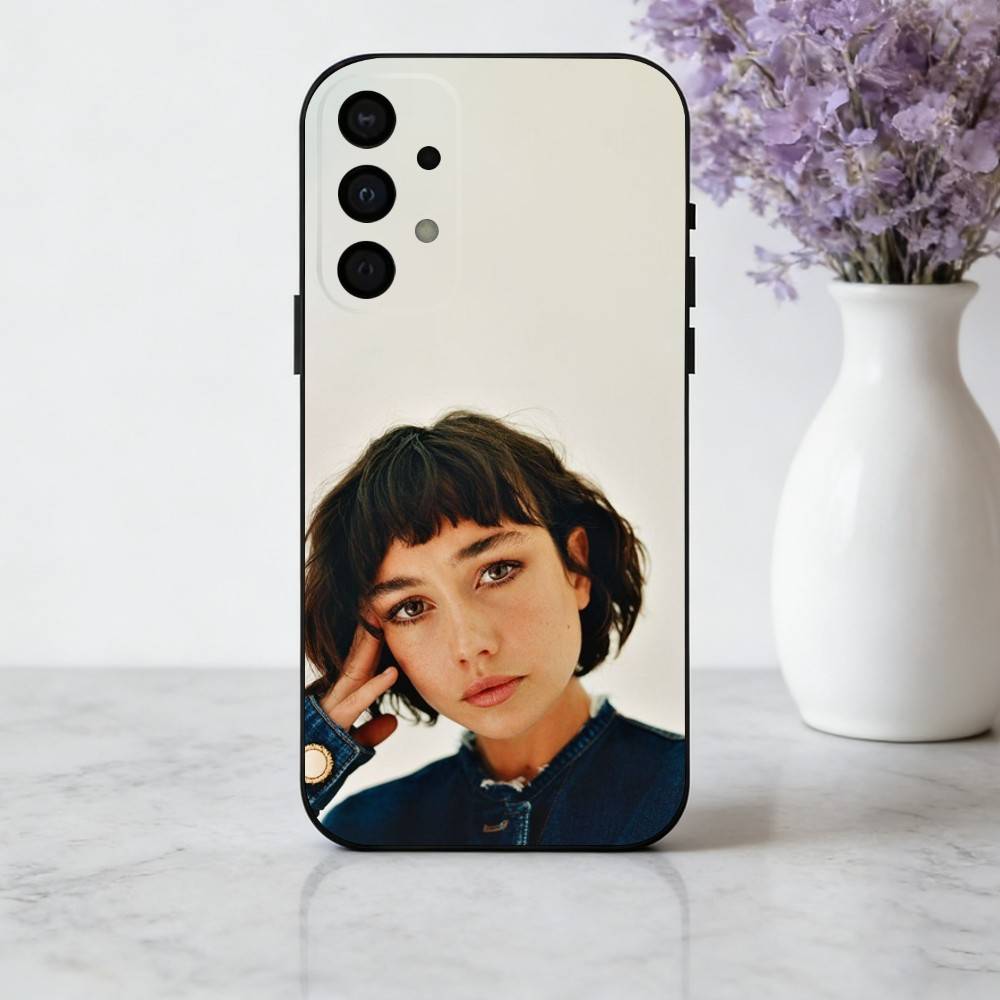 Edgy S-Sydney C-Chandler Schauspielerin Handyhülle Für Samsung Galaxy A73,A72,A71,A70,A53,A52,A51,Weiche Silikon Schwarze Hülle