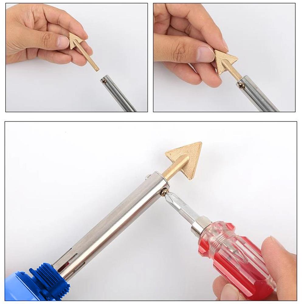 150W Temperature Control Plastic Welding Kit LED Soldering Iron Gun Car Bumper Repair Tool Fast Heating Plastic Welder