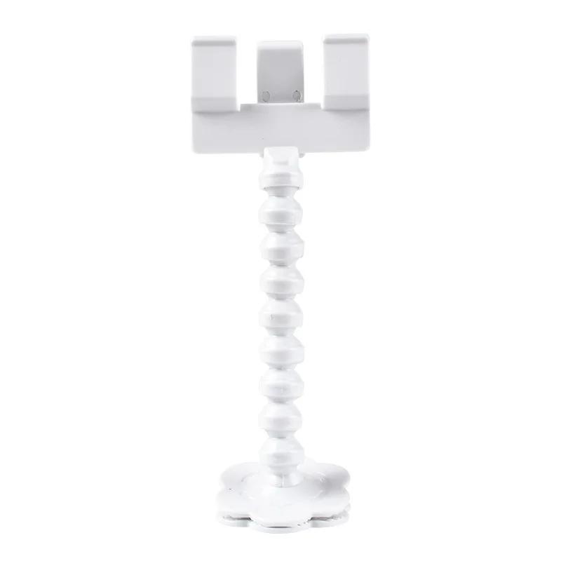 Perche à Selfie pour Animaux avec Porte-Friandises Rotation à 360° Clip pour Téléphone pour Chiens Chats Attirer les Animaux Vers l'Objectif Outil de Photographie Animalière à Une Main blanc