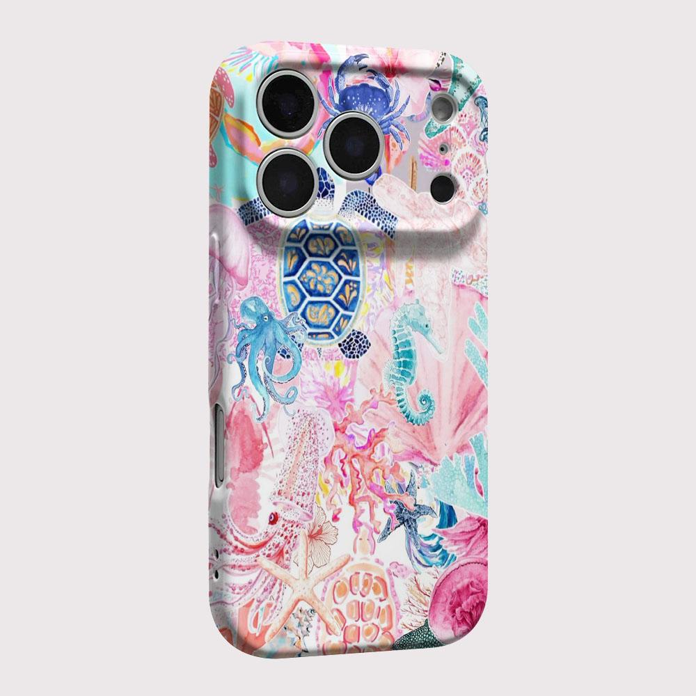 Ocean Animals Phone Case for vivo Y400 Y04 Y29 Y39 Y03 Y19 Y36 Y100 Y75 Y77 Y02 Y17S Y20 X90 X80 V60 V50 V40 V27 Pro Lite 4G 5G