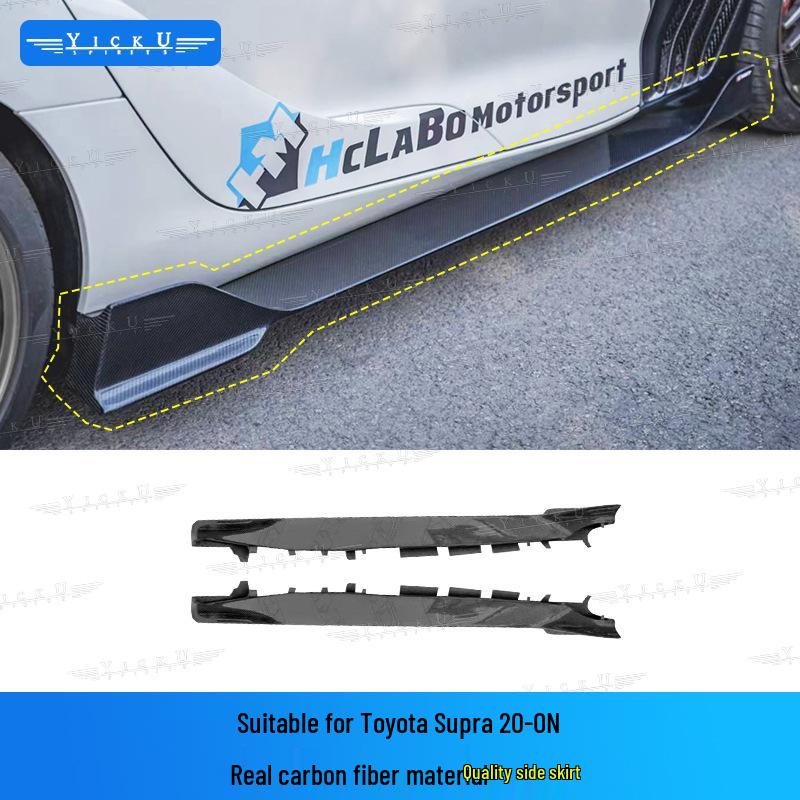 Toyota SUPRA CMST Style Carbon Fiber Body Kit: Front Lip, Rear Lip, Hood