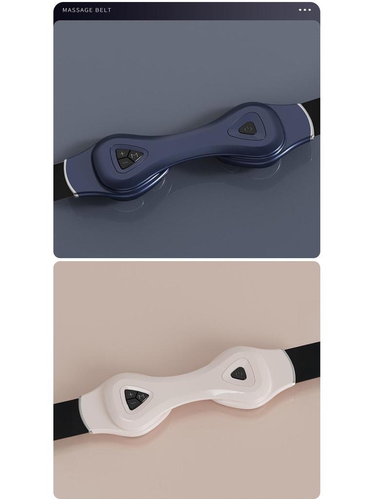 Dual Motor Abdominal Massager with Microcurrent, Heating, and Vibration - LCD Display