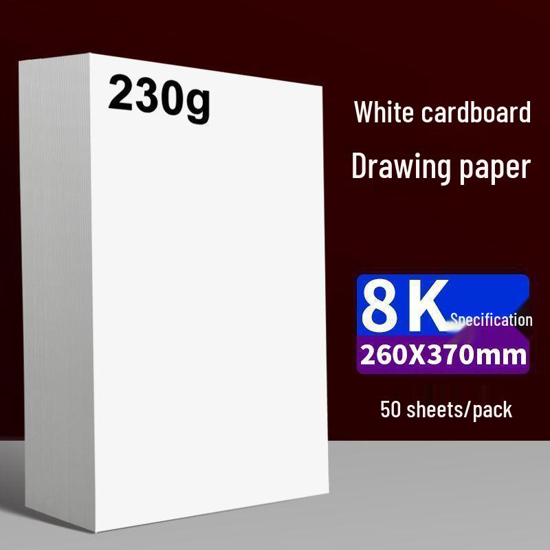 Białe Kartony - Format A4 i A3, Dutch White, do Sztuki Dziecięcej, Rysowania 4K i 8K oraz Projektów Rękodzielniczych.