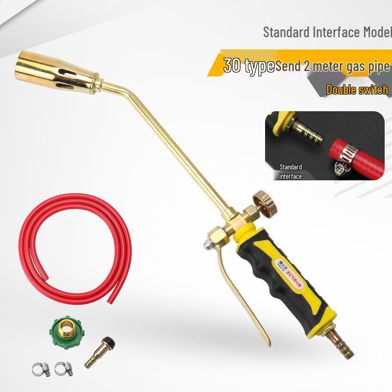 Portable Gas Blowtorch for Welding and Singeing Pig Hair