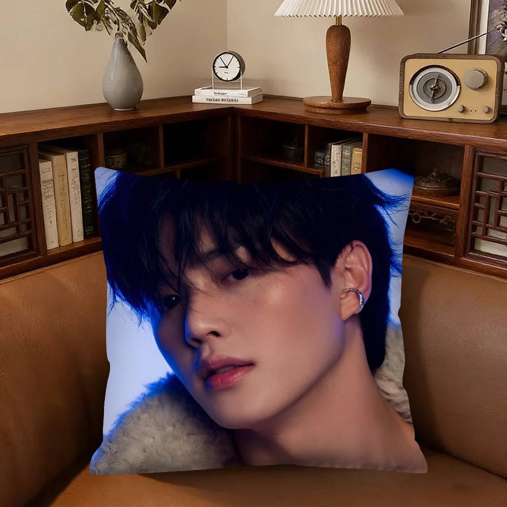 Actor Song Kang Pillow Case Fashion Square Pillowcase Bedroom Sofa Room Ins Decoration Leisure