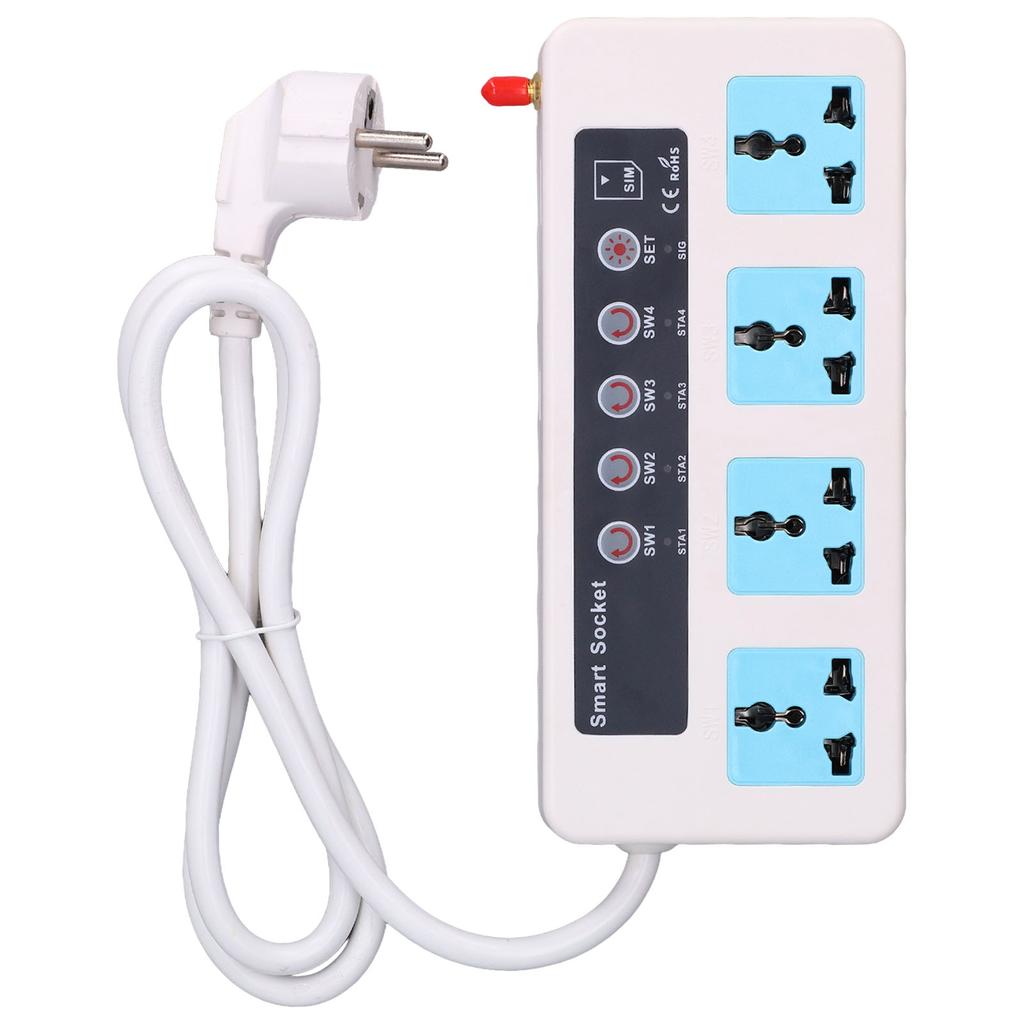 Smart Power Strip Corrosion Resistant Good Electrical Conductivity Remote Control Power Strip  90?