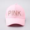 Fashion new full diamond letter flower baseball cap women's European and American fashion diamond-encrusted sunshade cap batch
