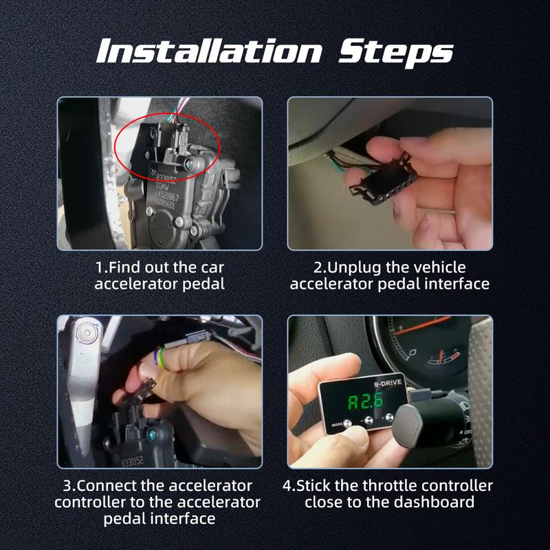 F1 Car Electronic Throttle Controller Racing Accelerator Potent Booster For Dodge For Chrysler Tuning Parts Accessory