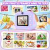 Kids Camera Instant Print, Christmas Birthday Gifts Toys for Girls & Boys Ages 3-12, Digital Selfie Portable Camera with 1080P HD Dual Lens, 3 Rolls