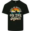 Life Is Better On the River Kayak Kayaking Canoe Kids T-Shirt Childrens