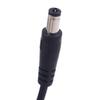 5.5x2.1mm DC Power Plug Male Connector To Dual Alligator Clip Cable Cord 100cm