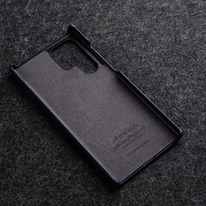 Melkco Genuine Leather Case for Samsung Galaxy S22 Ultra S23 S24 S25 Plus S25 Edge S21 Business Handmade Cowhide Leather Cover