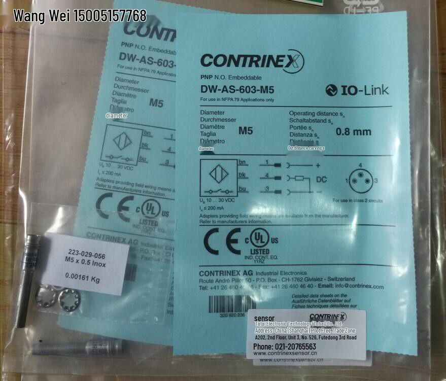 DW-AS-603-M5 Kante CONTRINEX Sensor - Original and In Stock Er Zhe