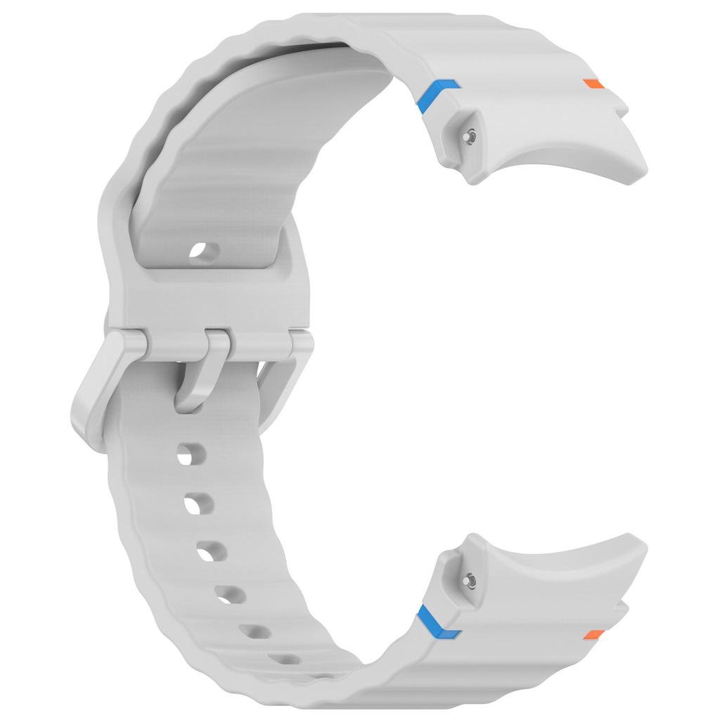 Compatible Silicone Strap with Colorful Buckle for Samsung Galaxy Watch7/FE/6/5/4