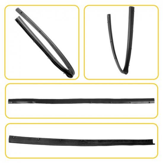 Front Door Lower Weatherstrip Seal For Ford F250,F350,F450 Super-Duty 1999-2017